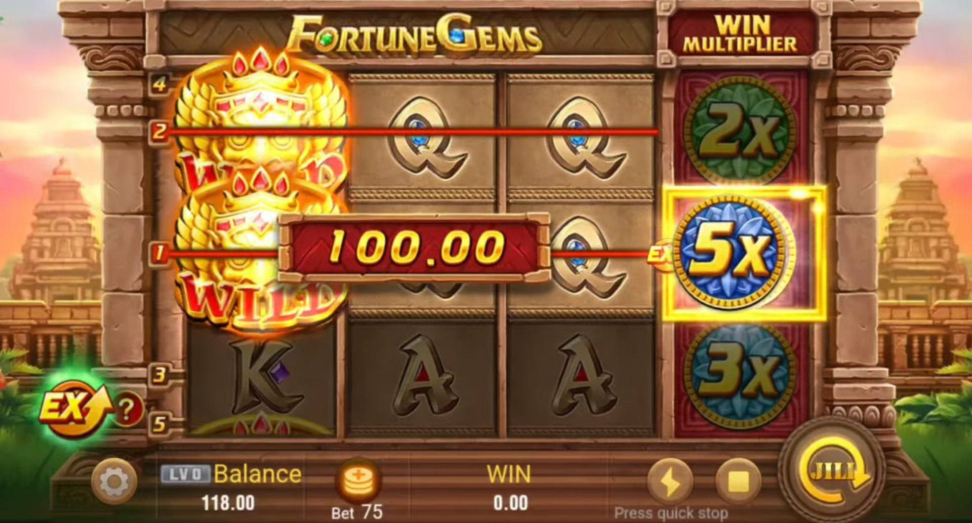 Fortune Gems Slot Review Bangladesh on TK999 Casino